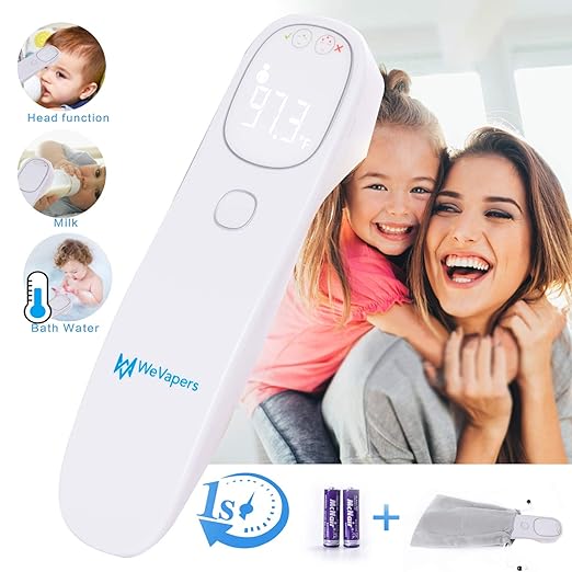 Forehead Thermometer, Baby Thermometer Non Contact Digital Medical Infrared Thermometer for Fever, Kid and Adult Thermometer, 4 Modes Digital Thermometer for Body Surface and Room best non-contact infrared thermometers