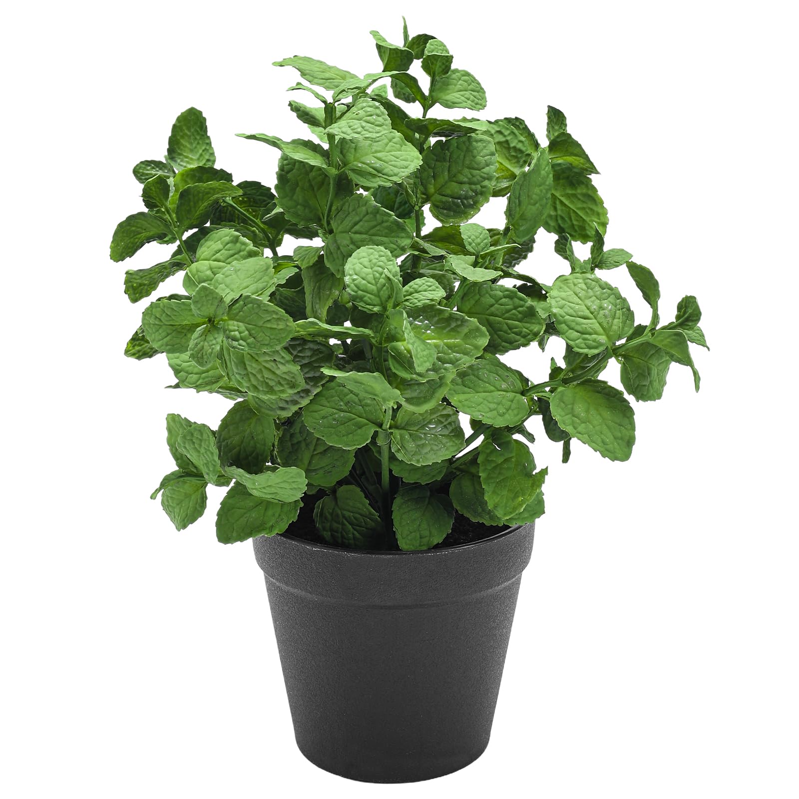 Photo 1 of Coferset Small Fake Plants Mint Artificial Potted Plants for Home Office Bathroom Shelf Farmhouse Coffee Table Decor (Green)