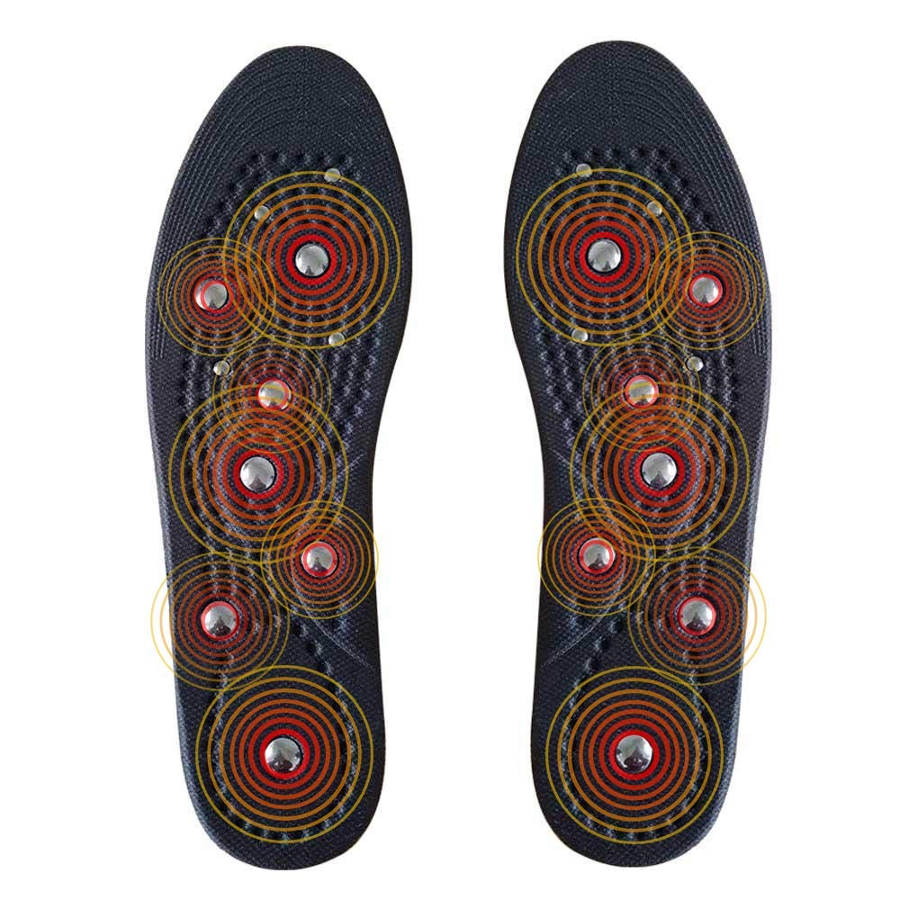 Sufoot® Premium Magnetic Reflexology Acupressure Promote Circulatory Fatigue Relieve Health Therapy Massage Insoles Shoe Insoles Promote Circulatory Fatigue Relieve Pads for Men