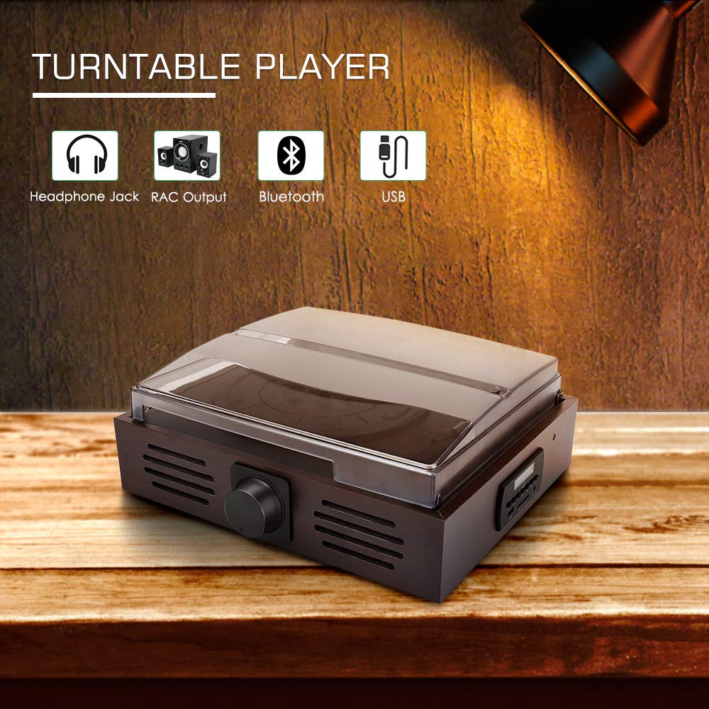 bluetooth compatible record player