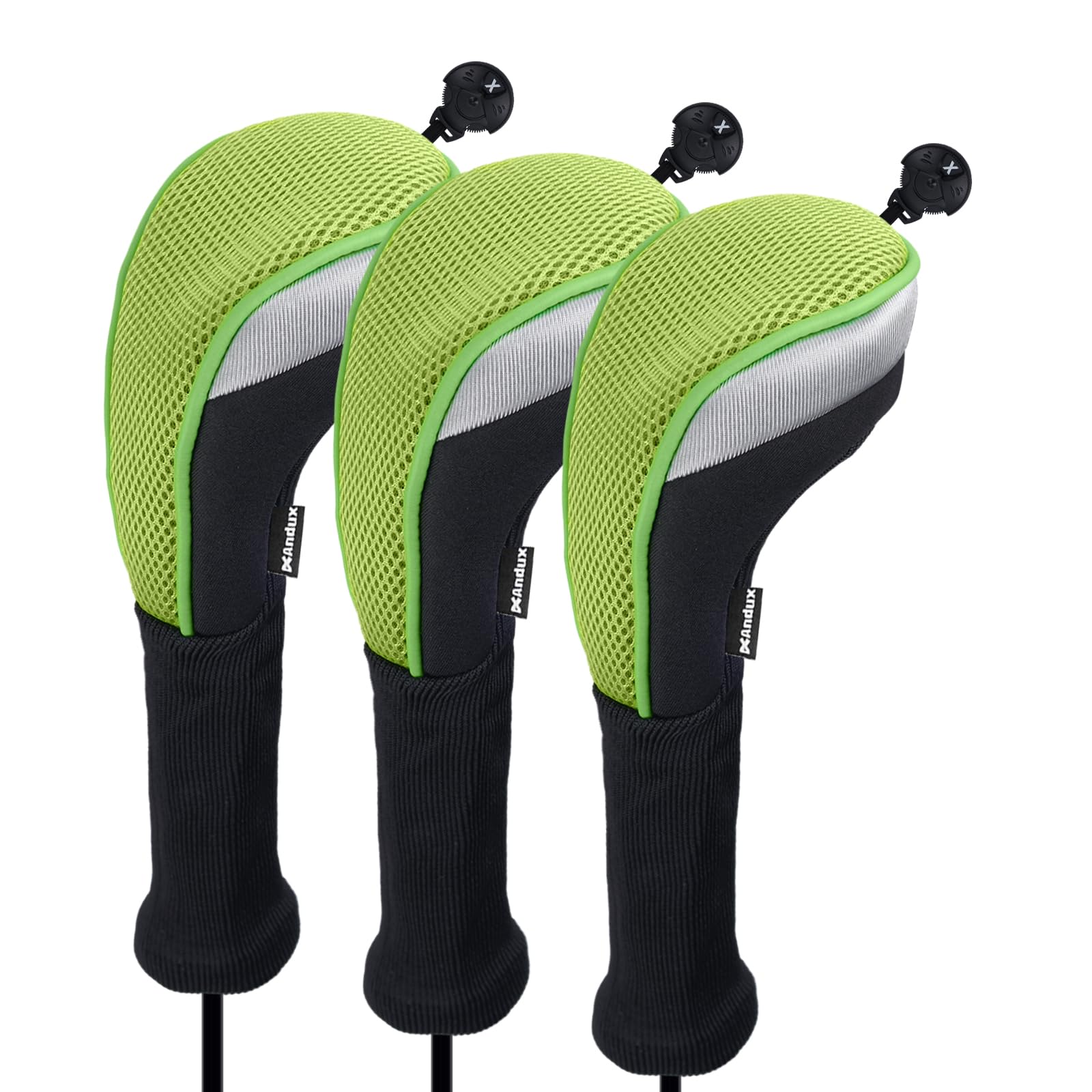 Andux 3pcs/Pack Long Neck Golf Hybrid Club Head
