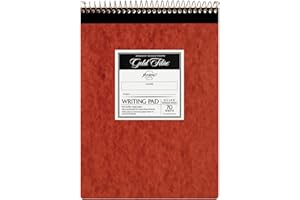 Ampad Gold Fibre Retro Pad, Wide Rule, 8-1/2 x 11-3/4, White, 70-Sheets/Pad (20-008R)