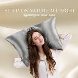 ZIMASILK 100% Mulberry Silk Pillowcase 600TC 6A Dark Grey 50x75 cm view 3