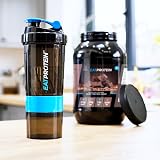 EatProtein 500ml Shaker Bottle with 2 Storage Compartments and Leakproof Lid view 6