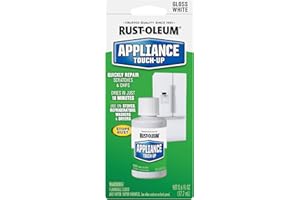Rust-Oleum 203000 .6-Ounce Specialty Brush Bottle Appliance Touch Up, White, (Pack of 1)