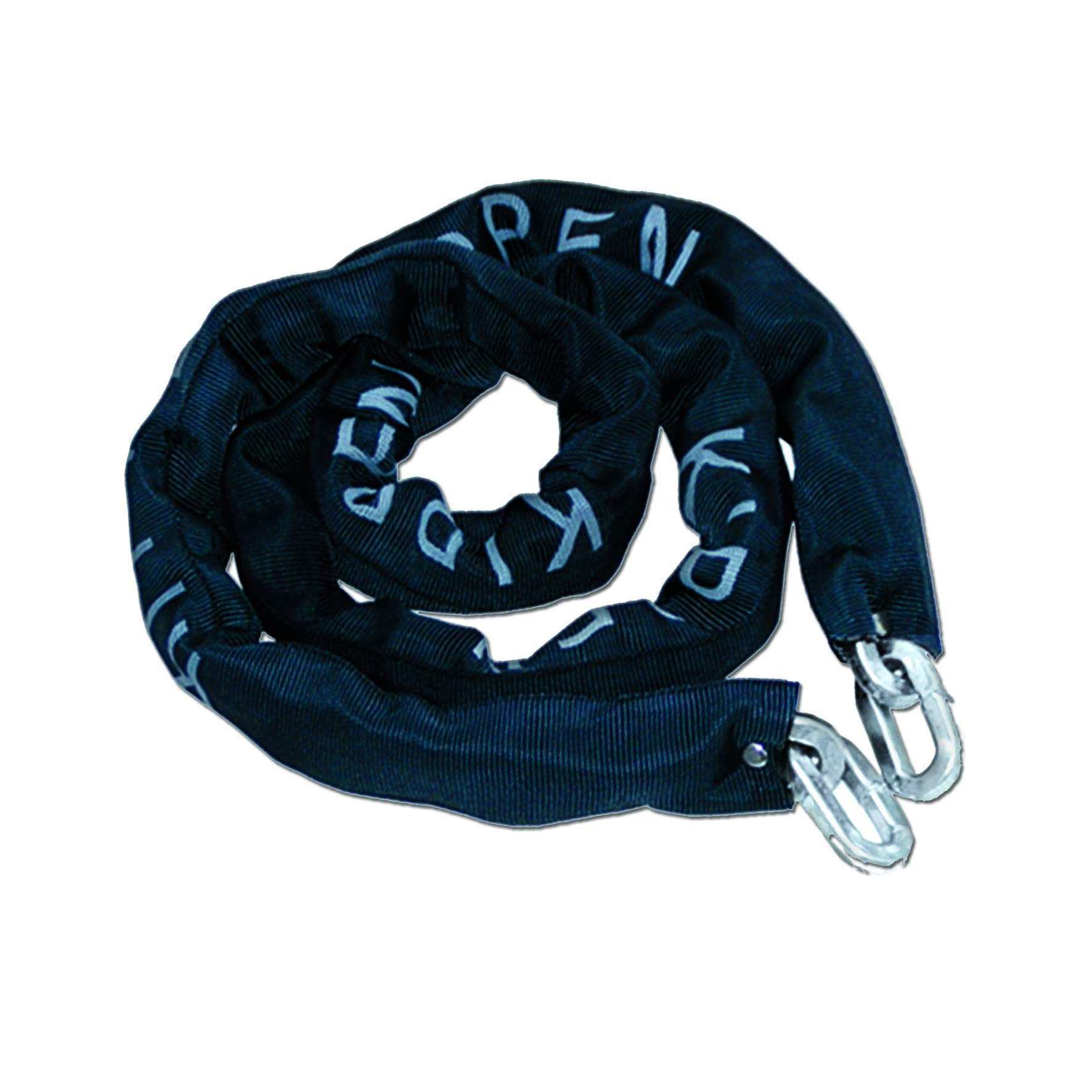 Kippen 2015B Anti-Theft Chain Size:10X1200mm-Cemented Steel with Square Mesh, Black, MM.10X1200