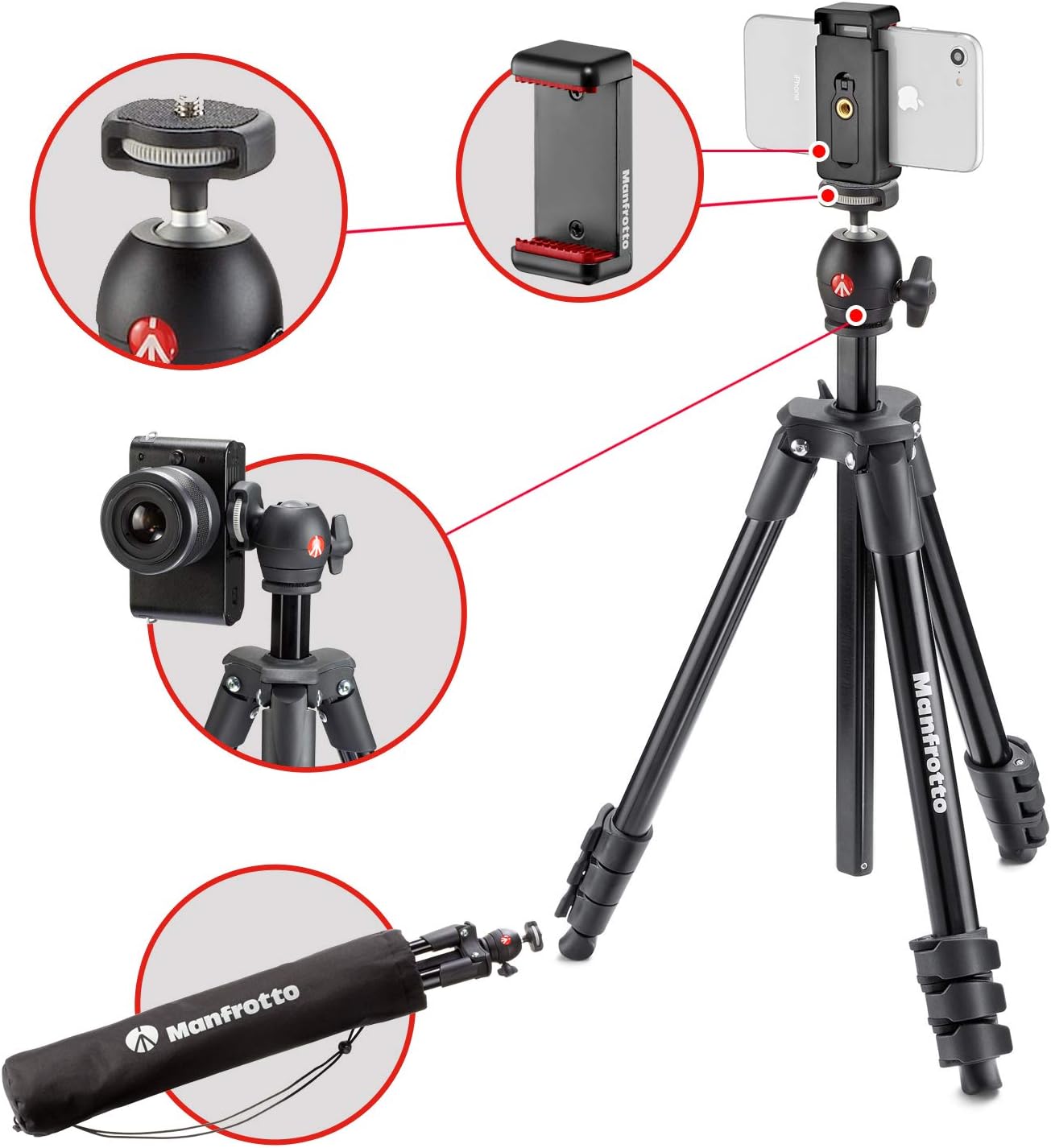 Manfrotto Compact Light Smart Tripod Amazon.co.uk
