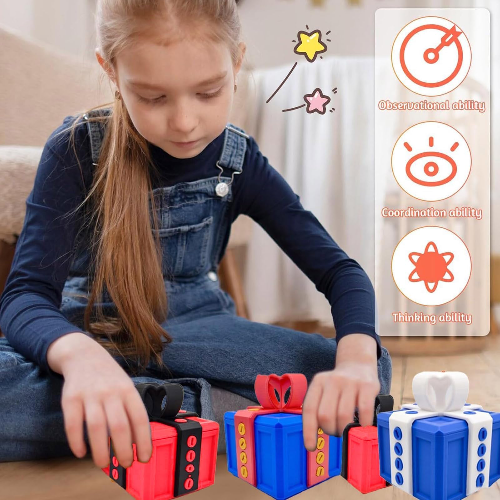 Really Annoying Gift Box with Twist Storage and Assorted Colors,Prank Screw Box,3D Printed Really Annoying Gift Box with Screws, Novelty Gift Wrap Box Prank Gift Box For Christmas (A02)