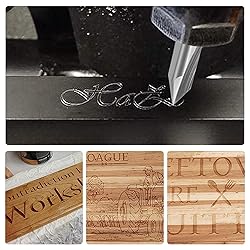 MNA Engraving CNC Wood Carving Router Bit Set, 4