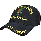 MWS U.S. Army 1ST Infantry Division The Big RED ONE Direct Embroidered Hat Color Black