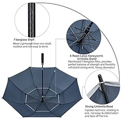G4Free 72 Inch Automatic Open Golf Umbrella Extra