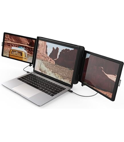 Portable Tri-Screen for Laptop （15inch) Amazon.com: Laptop Screen Extender, 15.6'' Triple Portable