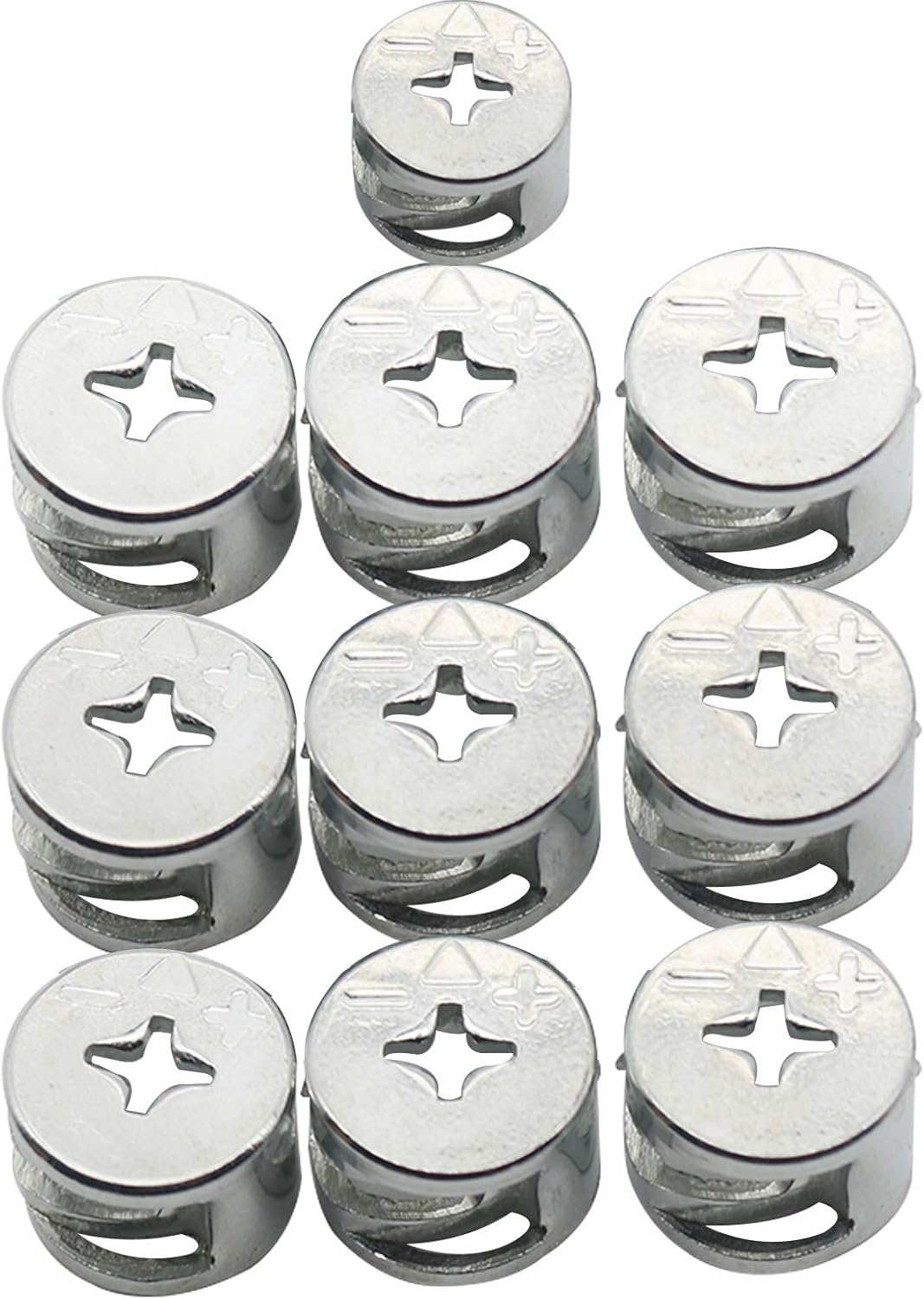 Furniture Connector Cam Lock Fittings, 10PCS Furniture Connection Cam