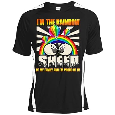 Amazon Com I M The Rainbow Sheep Of My Family Dry Zone Crew And