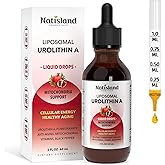 Liposomal Urolithin A Liquid Drops, Urolithin A Supplement with Pomegranate Extract, for Healthy Aging, Antioxidant & Mitochondrial Support, Non-GMO, 2 Fl Oz