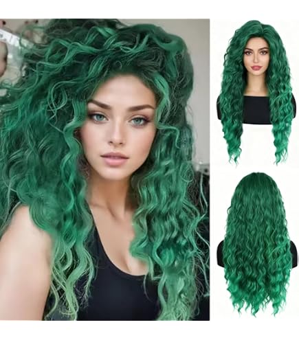 Amazon.com : GNIMEGIL 28 inch Long Curly Wigs for Women  display picture 1