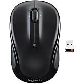Logitech M325 Wireless Mouse for Web Scrolling - Black