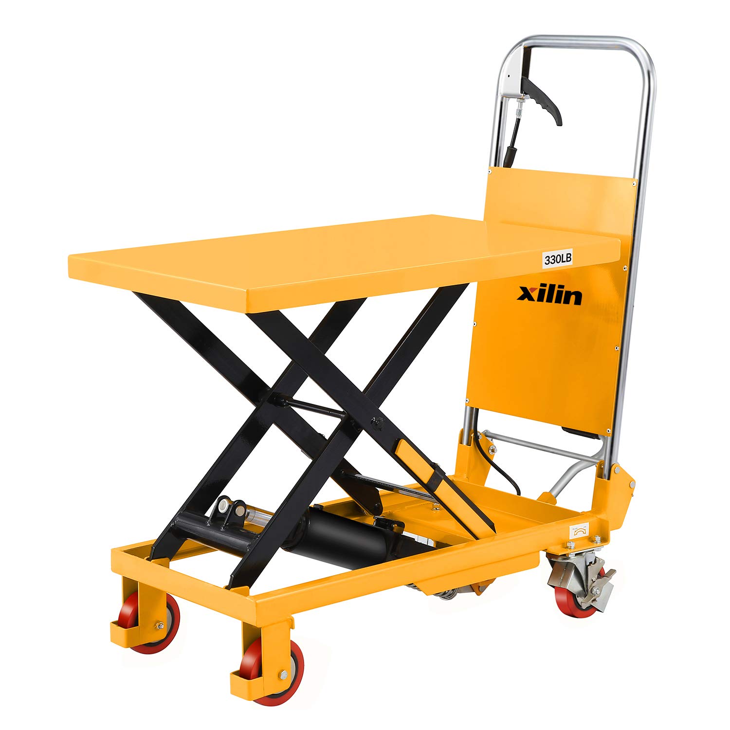 Xilin Platform Hand Hydraulic Lift Table Cart Single Scissor 29