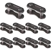 10 Pairs Bike Chain Master Link for Bicycle Missing Link, Single Speed Chain Connecting Links Master Links Connector Bike Chains Repair Accessories for Various Models