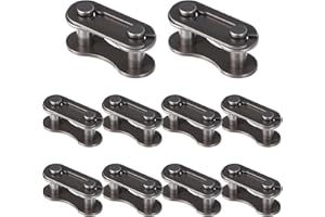 QULKWS 10 Pairs Bike Chain Master Link for Bicycle Missing Link, Single Speed Chain Connecting Links Master Links Connector Bike Chains Repair Accessories for Various Models