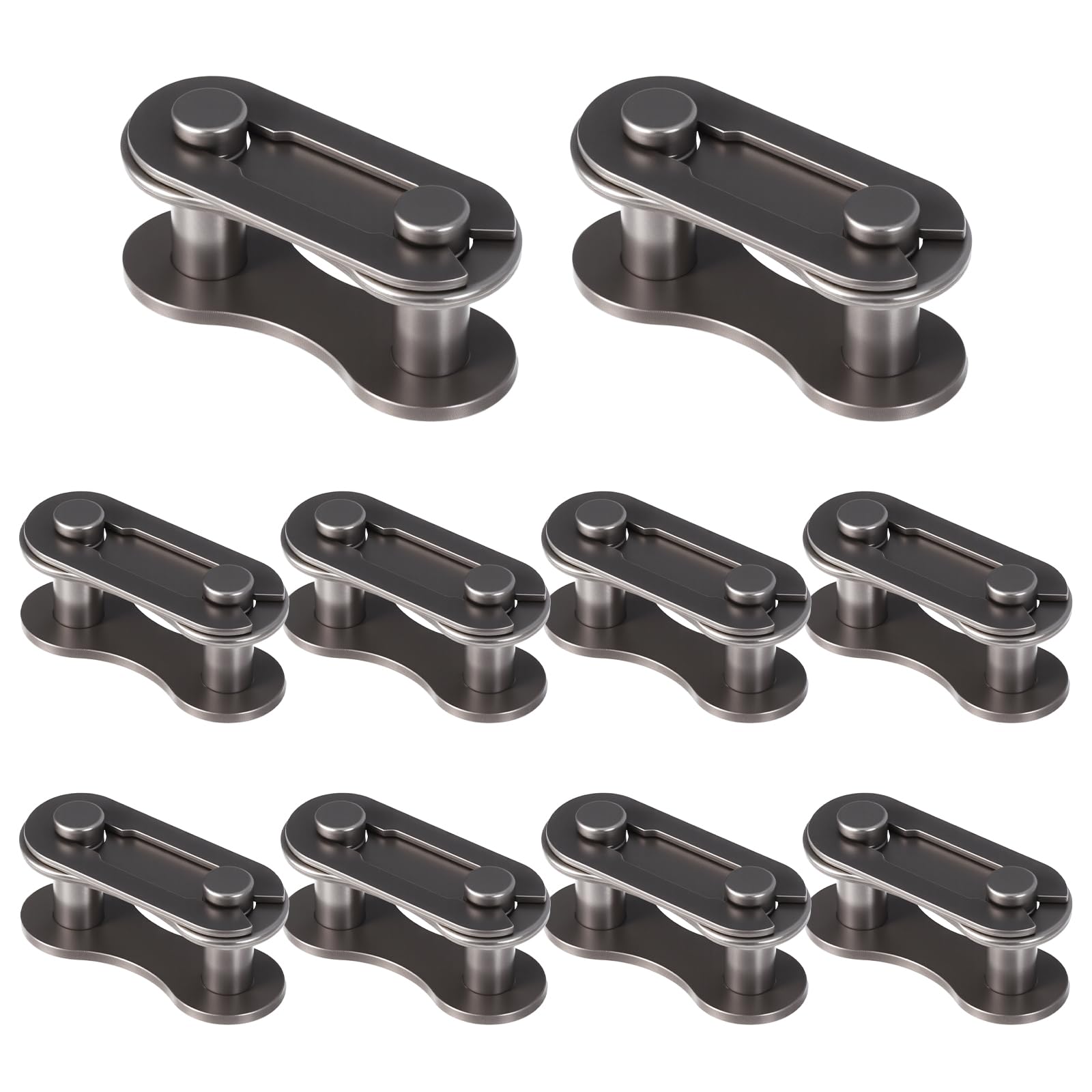 Photo 1 of 10 Pairs Bike Chain Master Link for Bicycle Missing Link, Single Speed Chain Connecting Links Master Links Connector Bike Chains Repair Accessories for Various Models