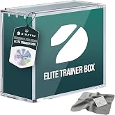 Dinavio Crafthouse Elite Trainer Box Acrylic Display Case Stackable - 8mm + 5mm Ultra Thick Acrylic with N52 Strong Magnets - ETB Case Protector - Compatible with Elite Trainer Boxes