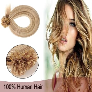 Amazon Com 100 Strands Pre Bonded U Tip Fushion Hair Extensions