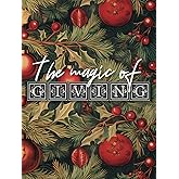 The Magic Of Giving Christmas Coffee Table Book Decor: Festive Decorative Book To Display This Holiday, 350 Numbered Pages To Write Or Draw In, Home ... With Other Books, Lovely New House Gift