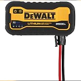 : DEWALT DXAELJ25 2500 Peak Amp Portable Lithium Jump Starter with USB-C (25W, 60W in/Out) and USB-A (15W)