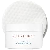 EXUVIANCE SkinRise Morning Glow, Anti Aging Facial Toning Pads | Gently Exfoliates and Hydrates Skin's Moisture Barrier, with PHA/Bionics, Green Tea &amp; Cucumber Extract, 60 pads