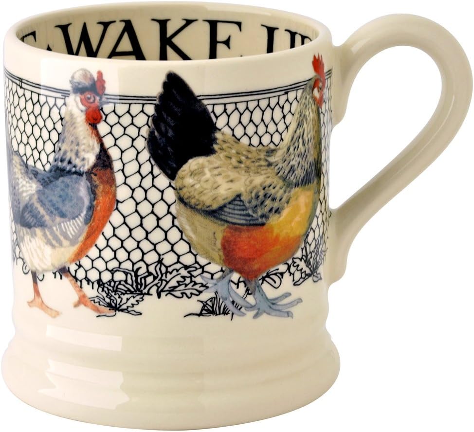 1 Emma Bridgewater Rise and Shine Half Pint Mug Part of The Hen and