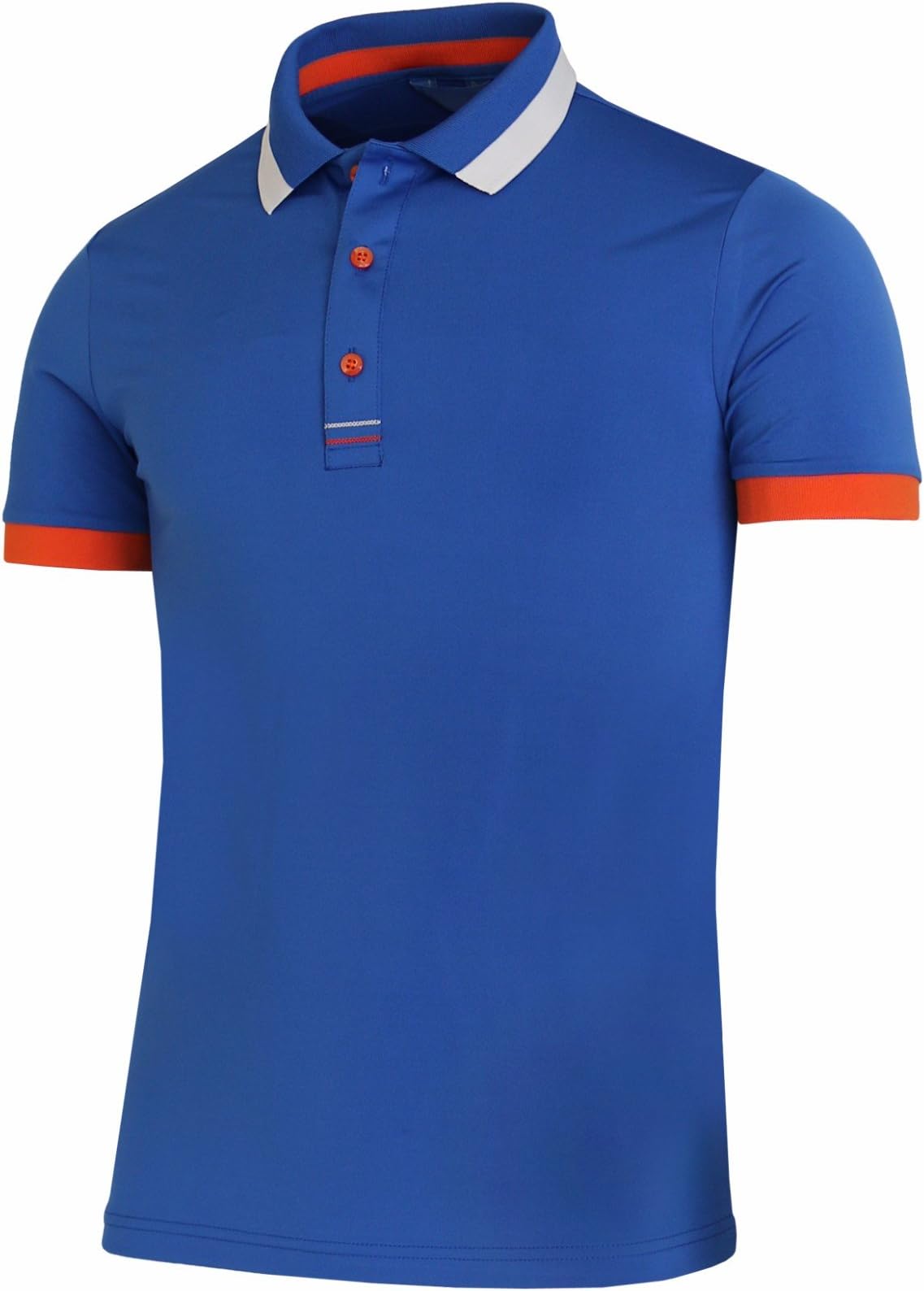 BCPOLO Men's Polo Shirt Short Sleeve Dri Fit Collar, Sleeve Point Various Polo Shirt