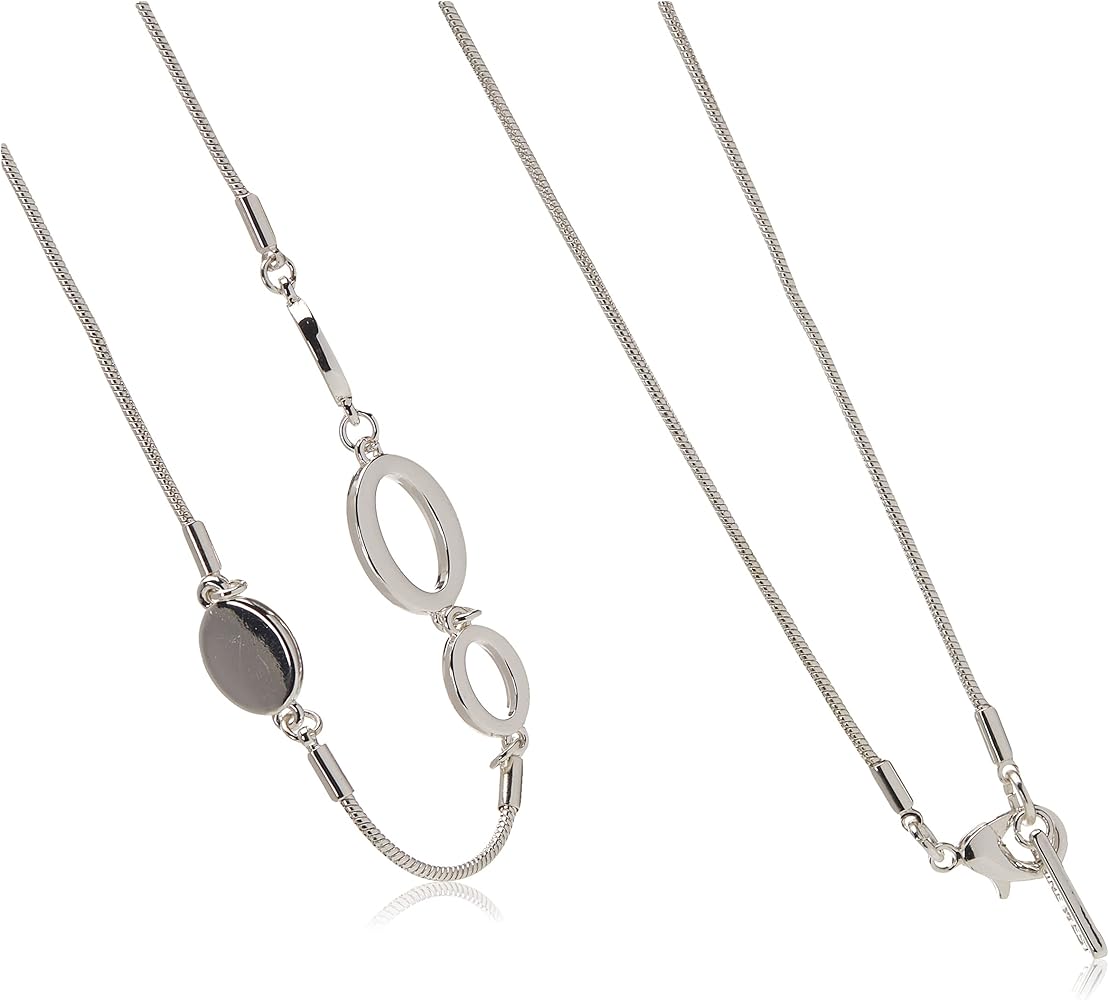 nine west tri tone necklace