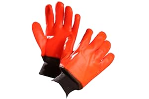FORCEFIELD PVC Coated Glove with Knit Wrist, Cold Softness, Warm & Dry Comfort, Chemical/Abrasion/Oil Resistant, Durable & Co