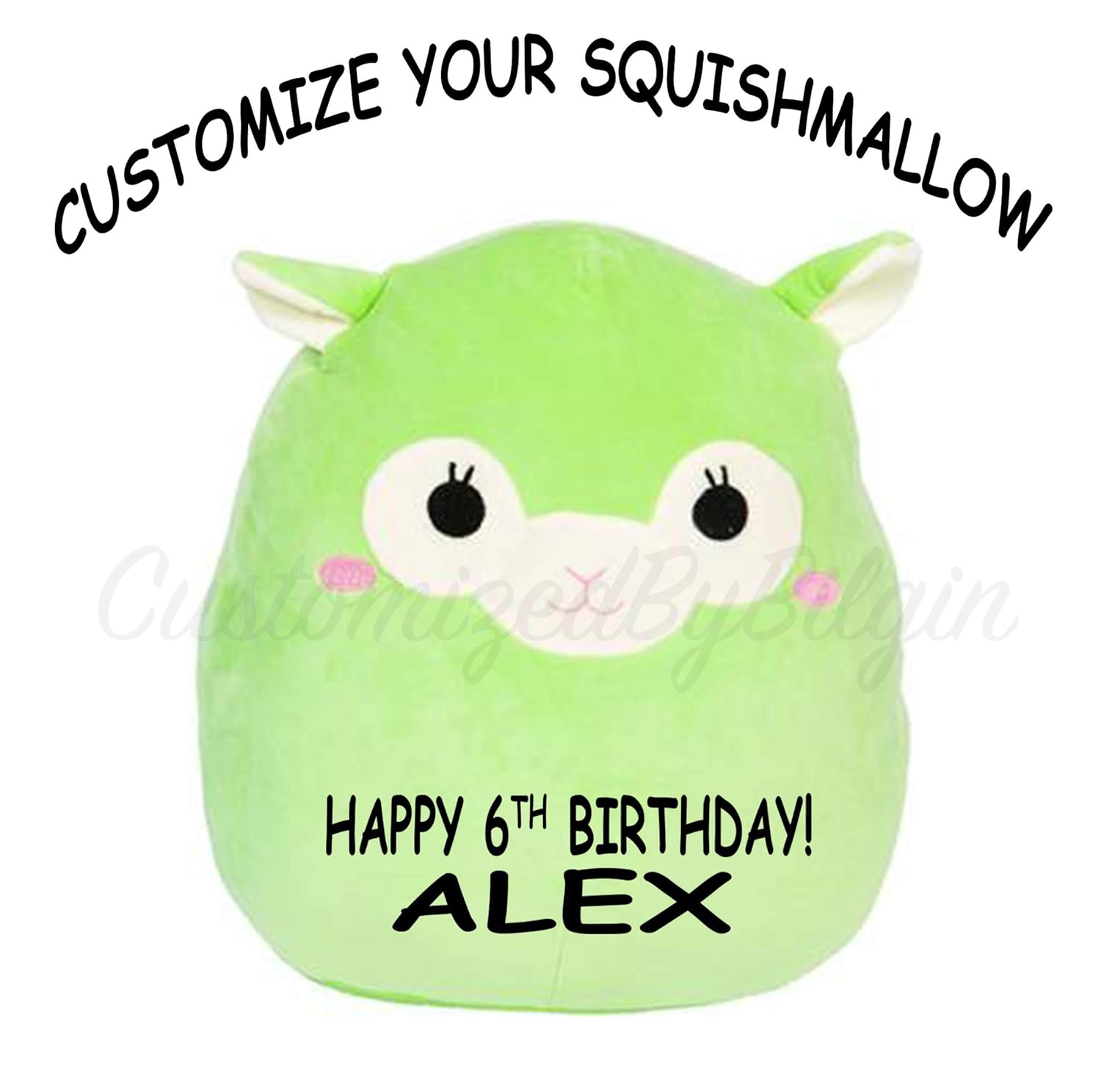 green alpaca squishmallow