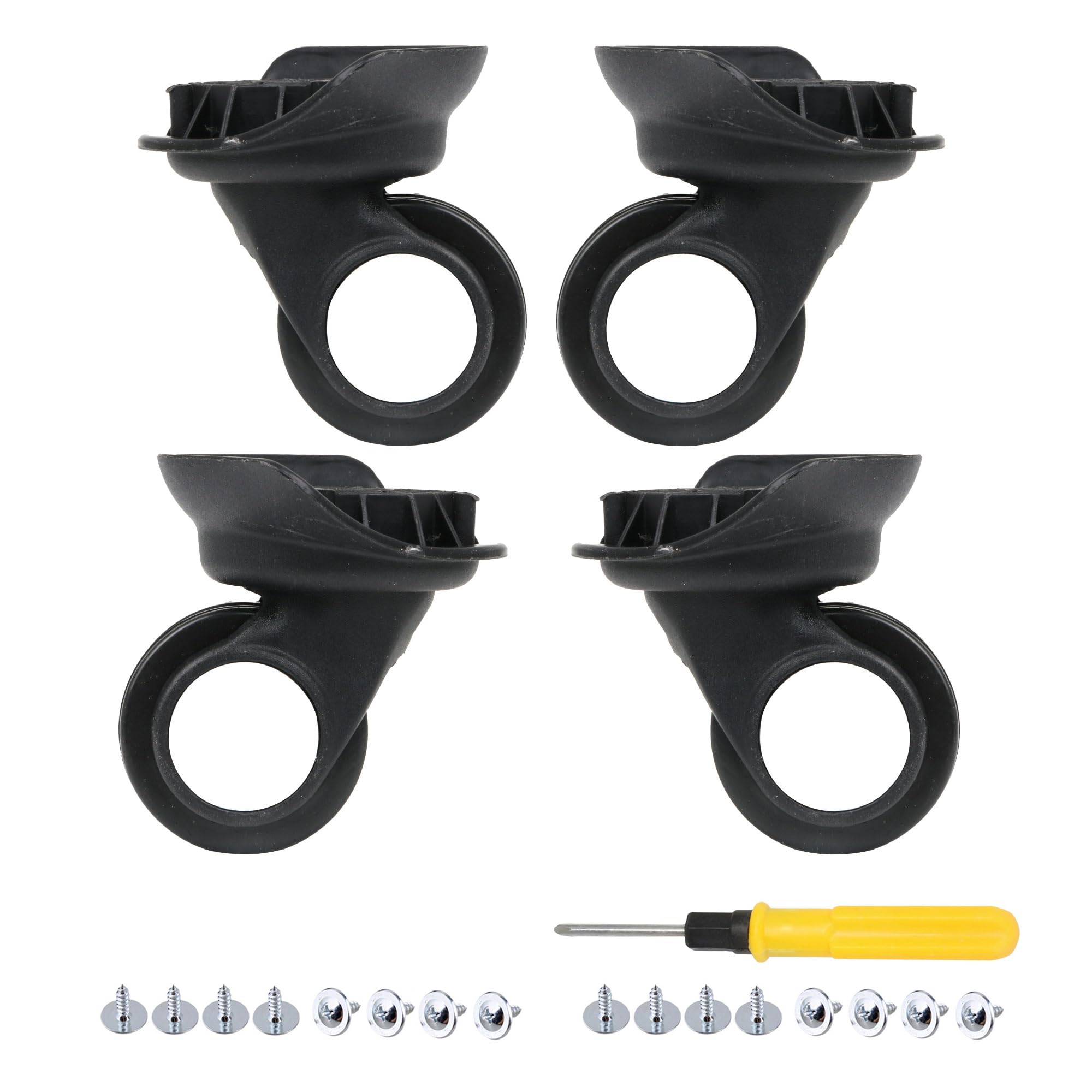 Photo 1 of BQLZR Luggage Wheels Spinner Suitcase W003 with Screw for Travel Case Repair Pack of 4