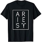 Modern Aries Zodiac Sign T-Shirt