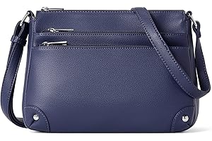 WESTBRONCO Crossbody Bags for Women, Medium Size Shoulder Handbags, Satchel Purse with Multi Zipper Pocket