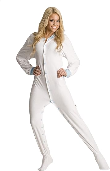 terry cloth footed pajamas