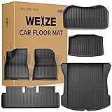 Weize Floor Mats for Tesla Model 3 5-Seat 2021-2023