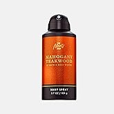 Bath & Body Works Body Spray for Men, Mahogany Teakwood Scent, Men’s Spray with Long-Lasting Personal Fragrance, Warm Woodsy & Masculine Scent, 3.7 oz - 1 Pack