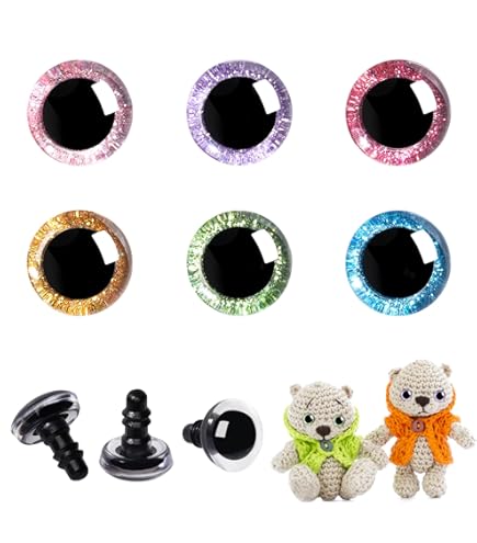 Amazon.com: ARTCXC 1Box(20pcs)5Colors 23mm Large Safety Eyes