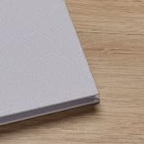 ukgiftstoreonline Personalised Modern Wedding Linen Guest Book A4 view 4