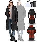 TRUNYAQI Women's Long Heated Jacket Long Winter Coats for Women 16-Zone Women's Heated Winter Jacket Coat with Box