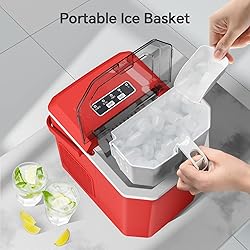 Crzoe Ice Makers Countertop, Ice Machine with