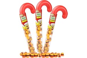 SWEETZO SpongeBob SquarePants Krabby Patties Minis, Festive Stocking Stuffer Treats, 1.8 Ounces (Pack of 3)