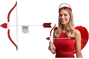 NICKY BIGS NOVELTIES Unisex Adult Mini Cupids Bow and Arrow Set Valentine's Costume Accessory Prop