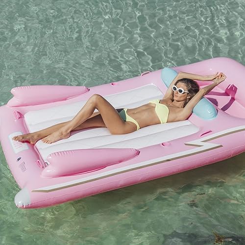 FUNBOY Giant Inflatable Luxury Pink Retro Convertible Classic