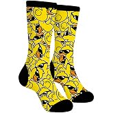 Yilad Novelty Crew Socks Casual Socks Mid Calf Socks For Women Men