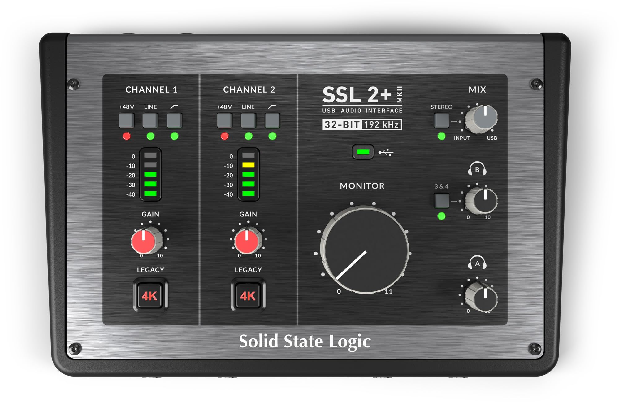 Solid State Logic (SSL) ソリッド・ステート・ロジック/SSL2+MKⅡ オーディオインターフェース商品画像